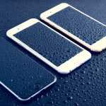 Wet iPhones on the wet surface image in Backgrounds and Textures category at pixy.org