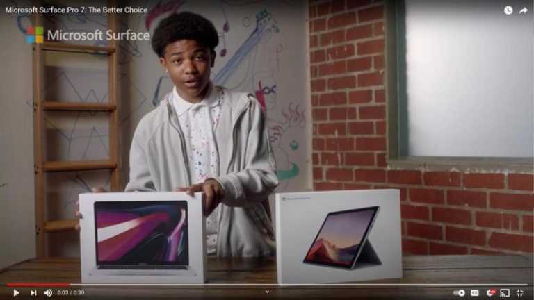 Microsoft TV reklamlarında MacBook Touch Bar’ı Mocks