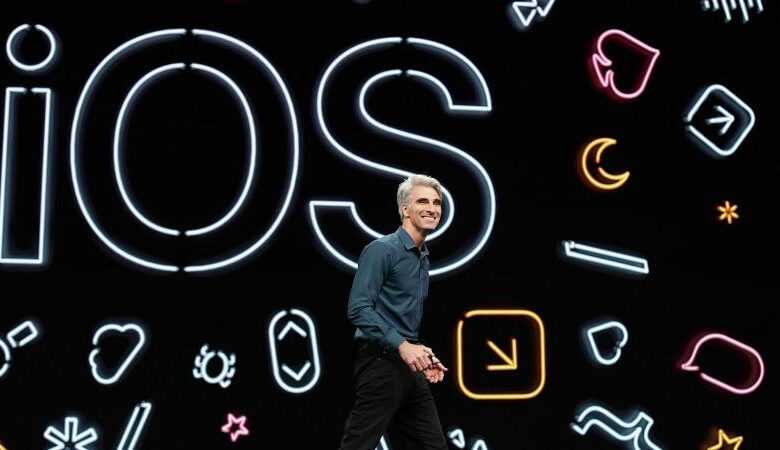 Mark Gurman, iOS 15'te Büyük Değişiklikler Beklediğini Söyledi 3 federighi ios 13 logo wwdc 2019 thumb800