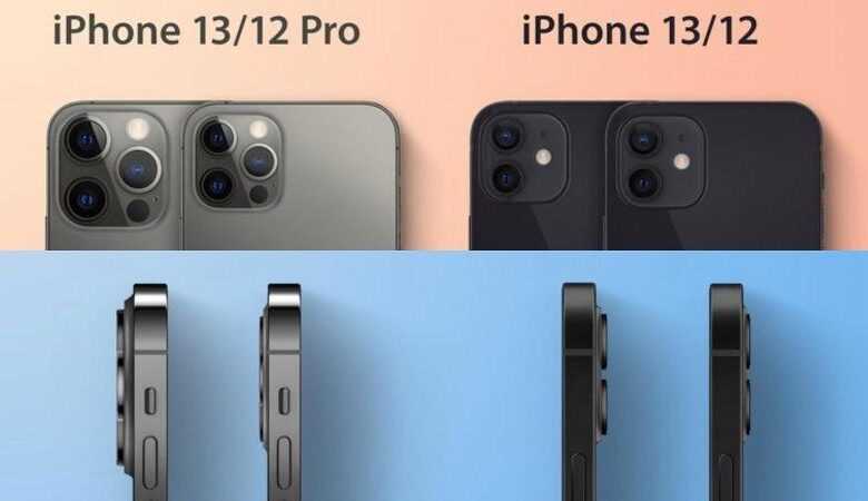 iPhone 13 Daha Kalın Ve Daha Büyük Kamera Modülüne Sahip Olacak 3 iphone 12 vs iphone 13 bump thumb800