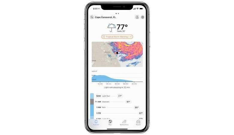 Apple, Popüler Hava Durumu Uygulamasına Yürütmeyi Durduruyor 3 dark sky thumb800