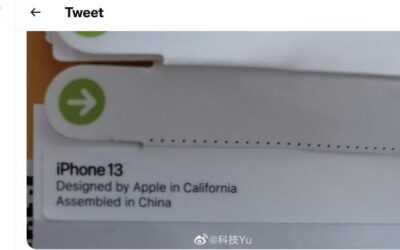 Olası iPhone 13 Ambalaj Etiketi Görüntülendi