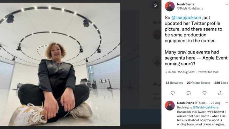 Fotoğraf, Apple’ın Zaten Eylül Açılış Konuşması İçin Çektiğini Önerdi