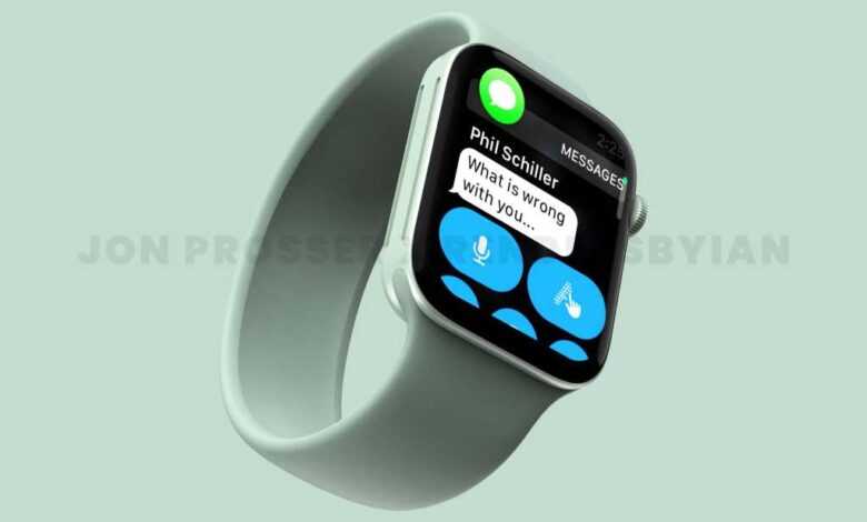 Hurdaya çıkarılan 'düz' Apple Watch yeniden tasarımı sonunda Series 8'e gelebilir 3 apple watch s7 rumors03