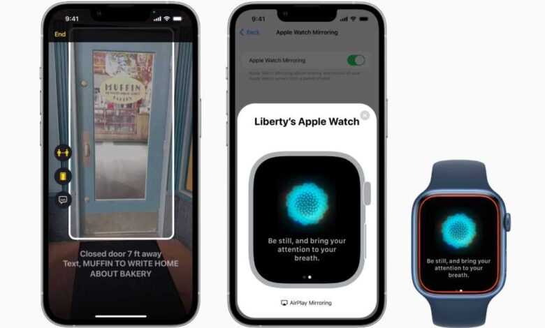 Apple Canlı Altyazıları önizliyor, Apple Watch hareketleri bu yıl daha sonra geliyor 5 iphone acessibility