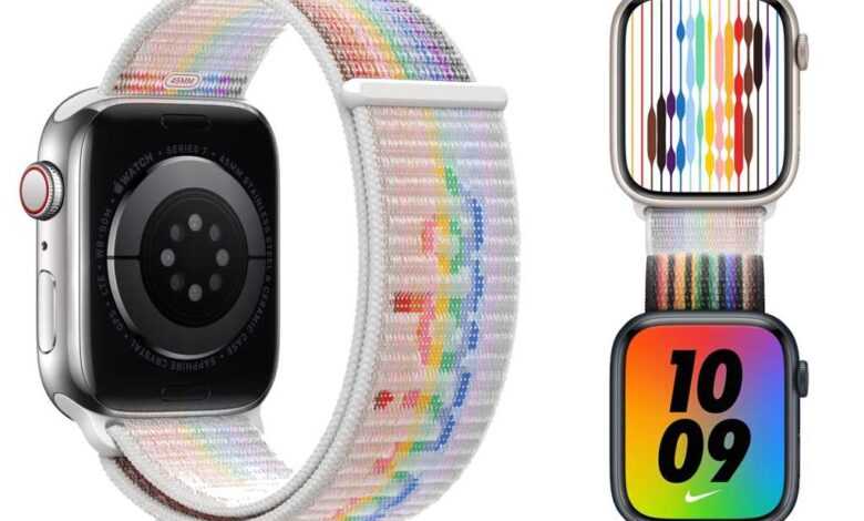 Apple, Onur Ayını iki yeni Apple Watch grubuyla kutluyor 3 pride apple watch 2022