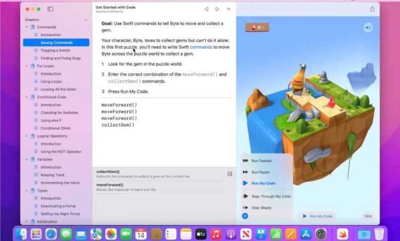 Yeni Swift Playgrounds 4.1, SwiftUI ile Mac uygulamaları yapmanızı sağlar 3 swift playgrounds mac