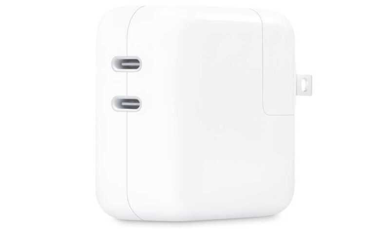 Apple'ın yeni çift şarj cihazı, gücü cihaz arasında akıllıca böler 3 Apple 35W Dual USB C Port Power Adapter