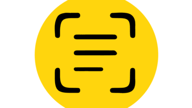 scan text constructed icon