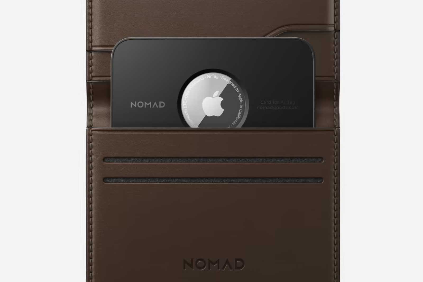 Nomad Card incelemesi: Sert bir Nomad çantası içinde cüzdanınıza bir AirTag koyun 1 Nomad Card for AirTag sert kılıfı ve cüzdan içinde AirTag kullanımı